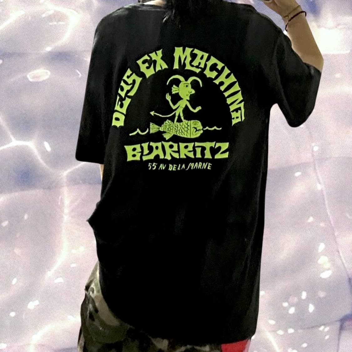 데우스 엑스 마키나 반팔 티셔츠 블랙 XL  상품이미지1