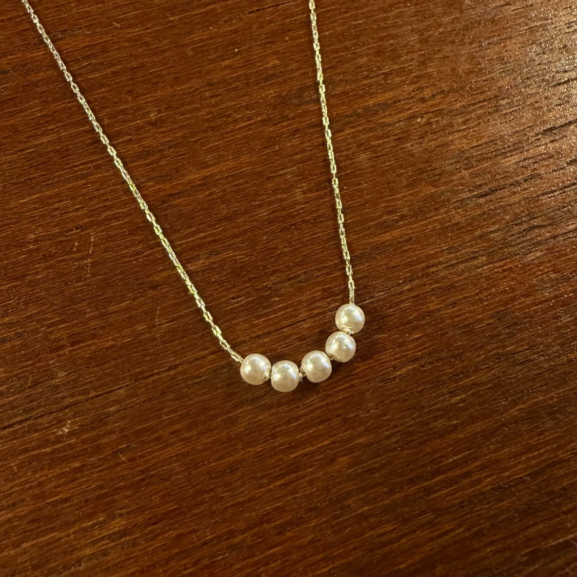 새상품 신주 진주 골드 목걸이 상품이미지3