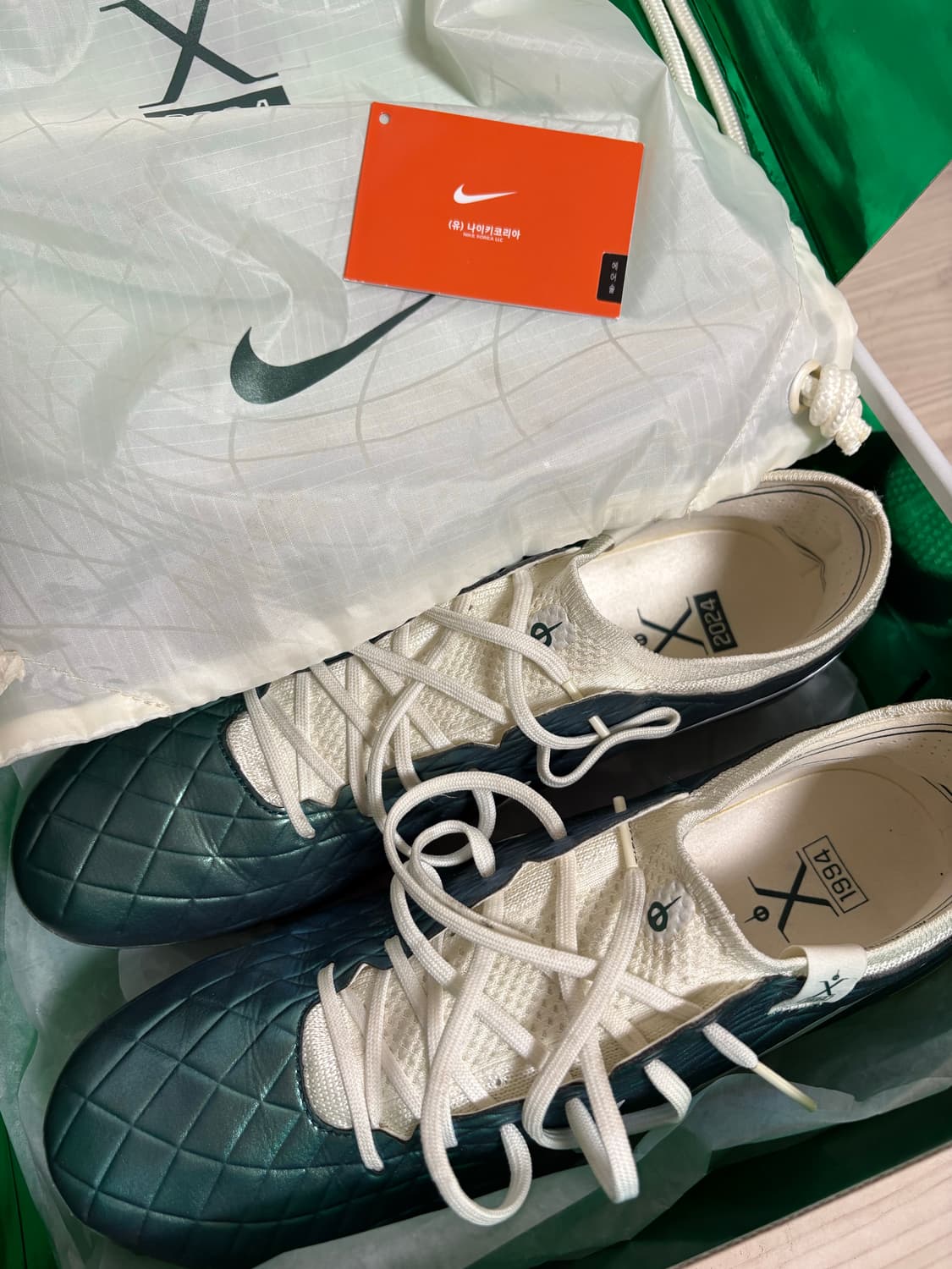 [290] 나이키 티엠포 10 엘리트 ag 30주년 에메랄드 1회착 상품이미지1