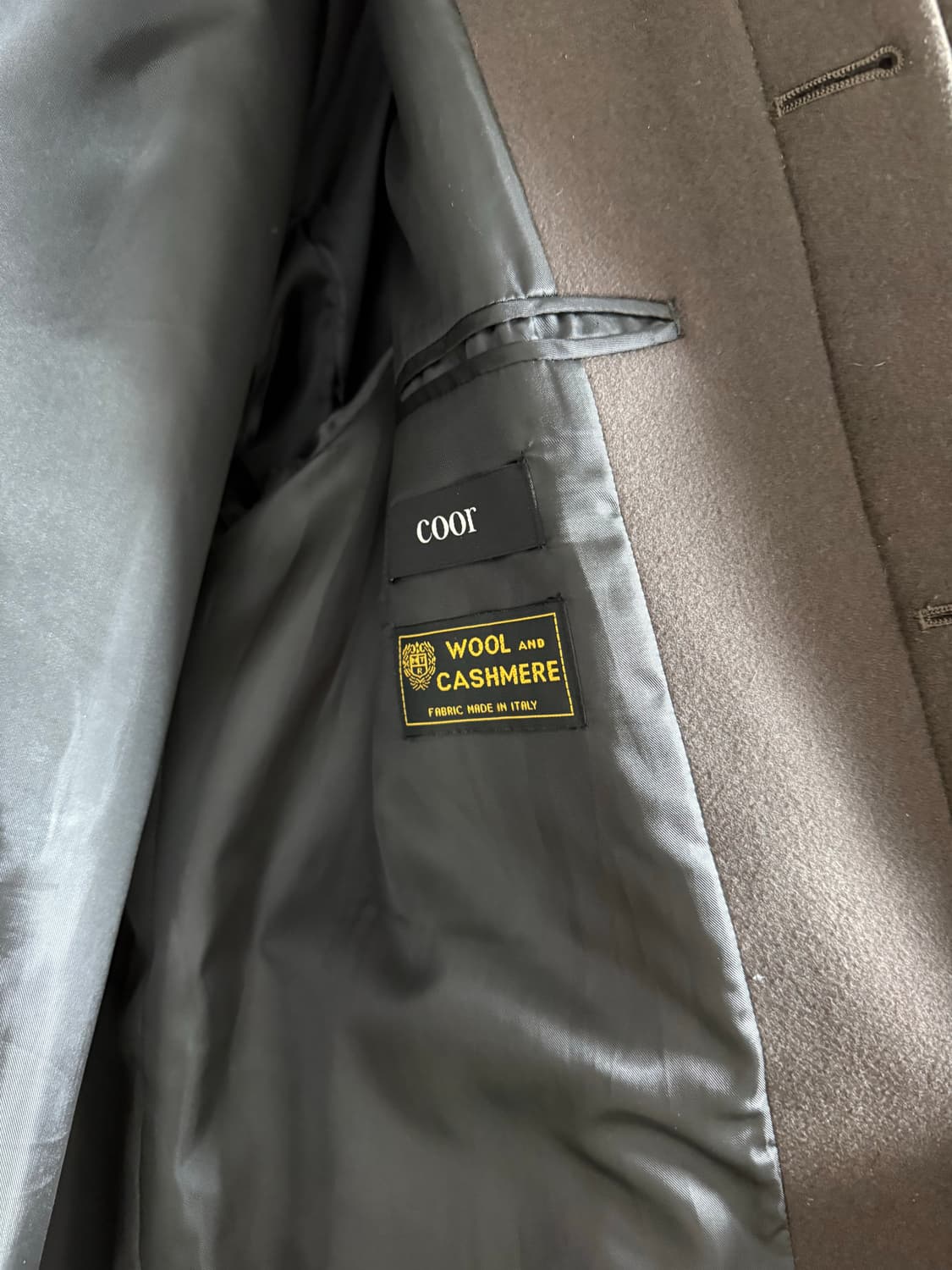 쿠어 mtr 발마칸 코트 딥브라운 S사이즈 상품이미지4