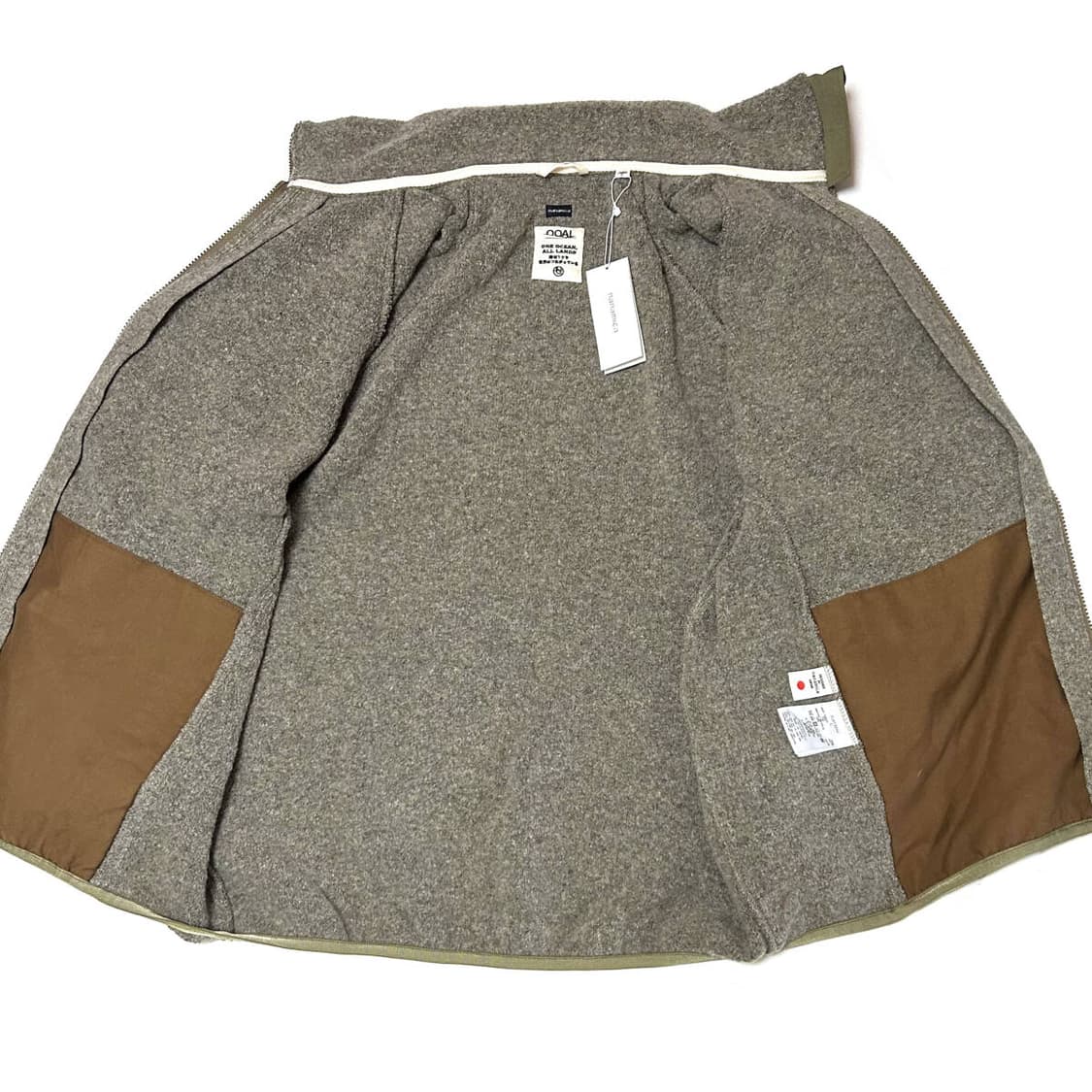 새상품) 나나미카 보일드 울 플리스 자켓 L 상품이미지5