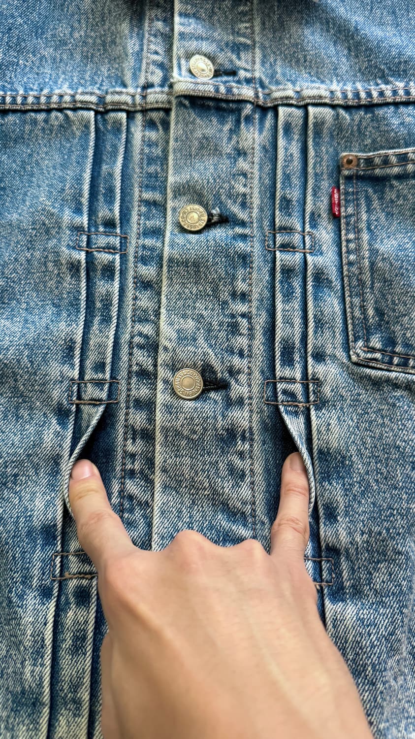 90s 리바이스 Type 1 Trucker jacket 상품이미지6