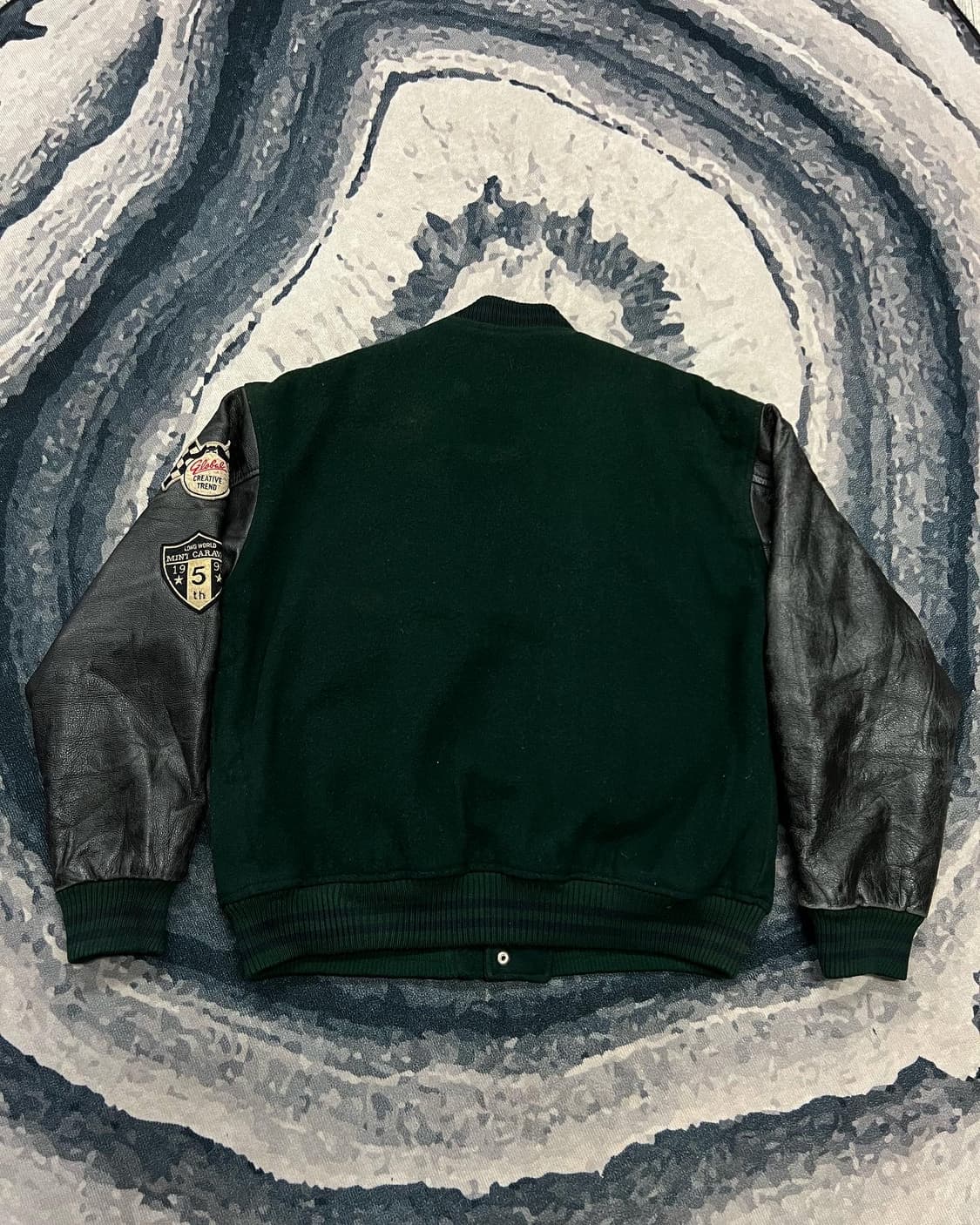 DULY DO WOOL LEATHER VARSITY 상품이미지2