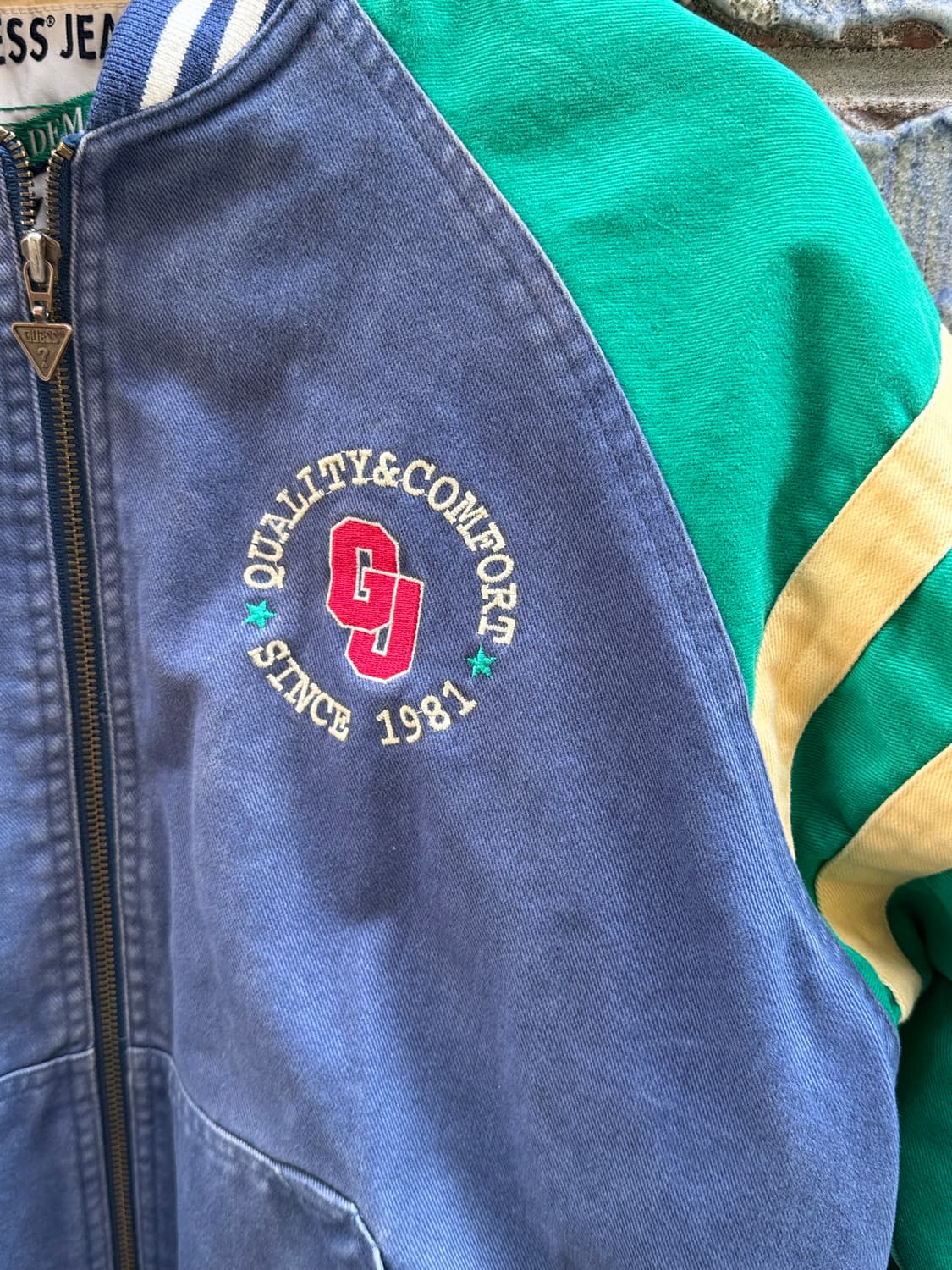 90s 올드게스 (두산) 바시티자켓 상품이미지3