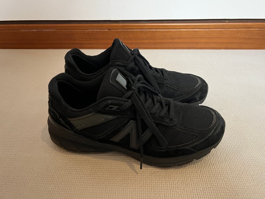 무료배송 - Made in USA 뉴발란스 990v5(트리플블랙) 270 상품이미지4