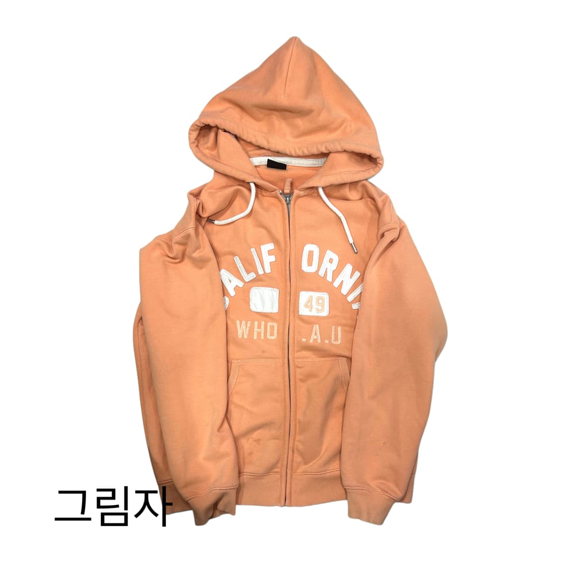 후아유 캘리포니아 연오렌지 후드집업 상품이미지2