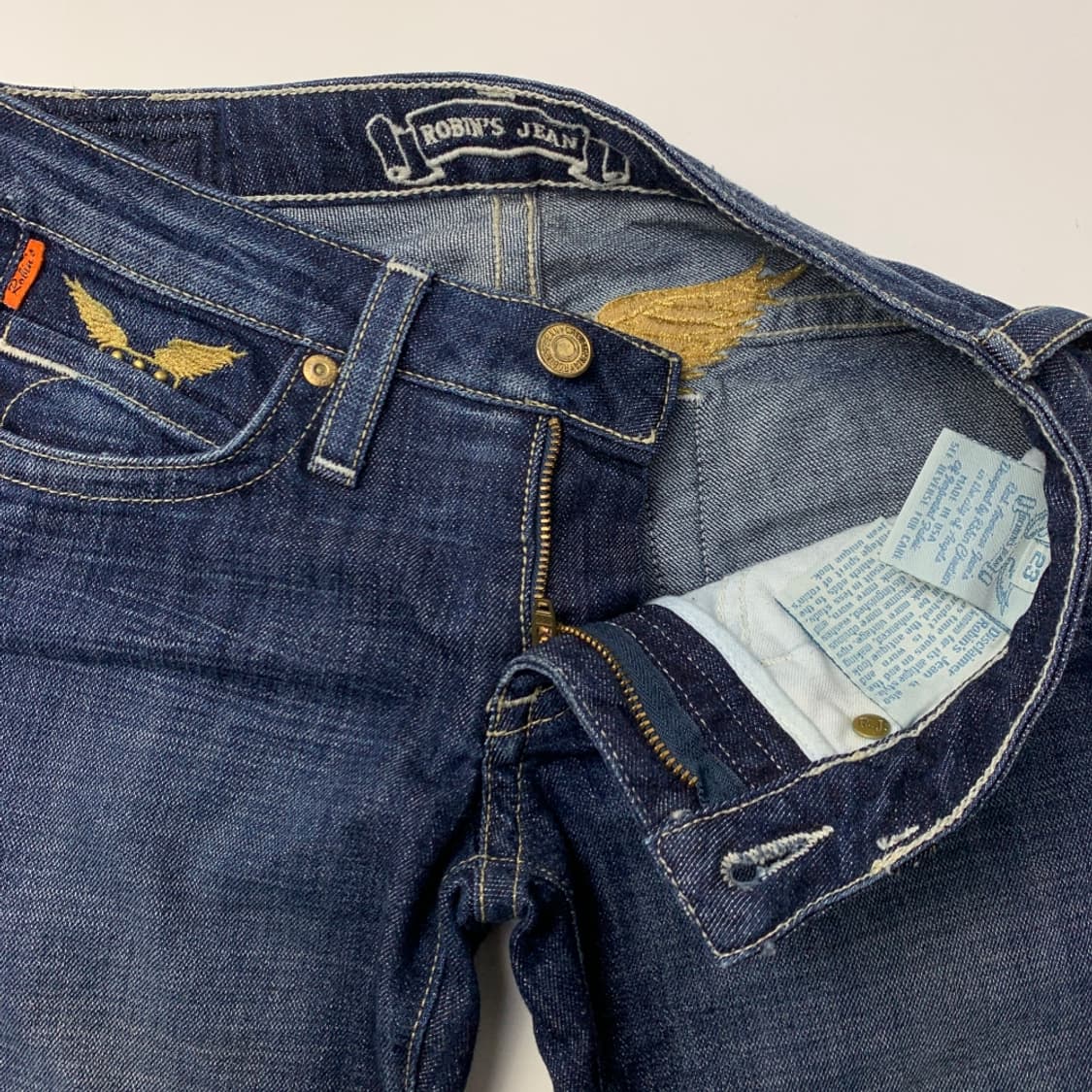 [23/정품] 로빈스진 로우라이즈 여성 부츠컷 데님 팬츠 L2-0032 상품이미지4
