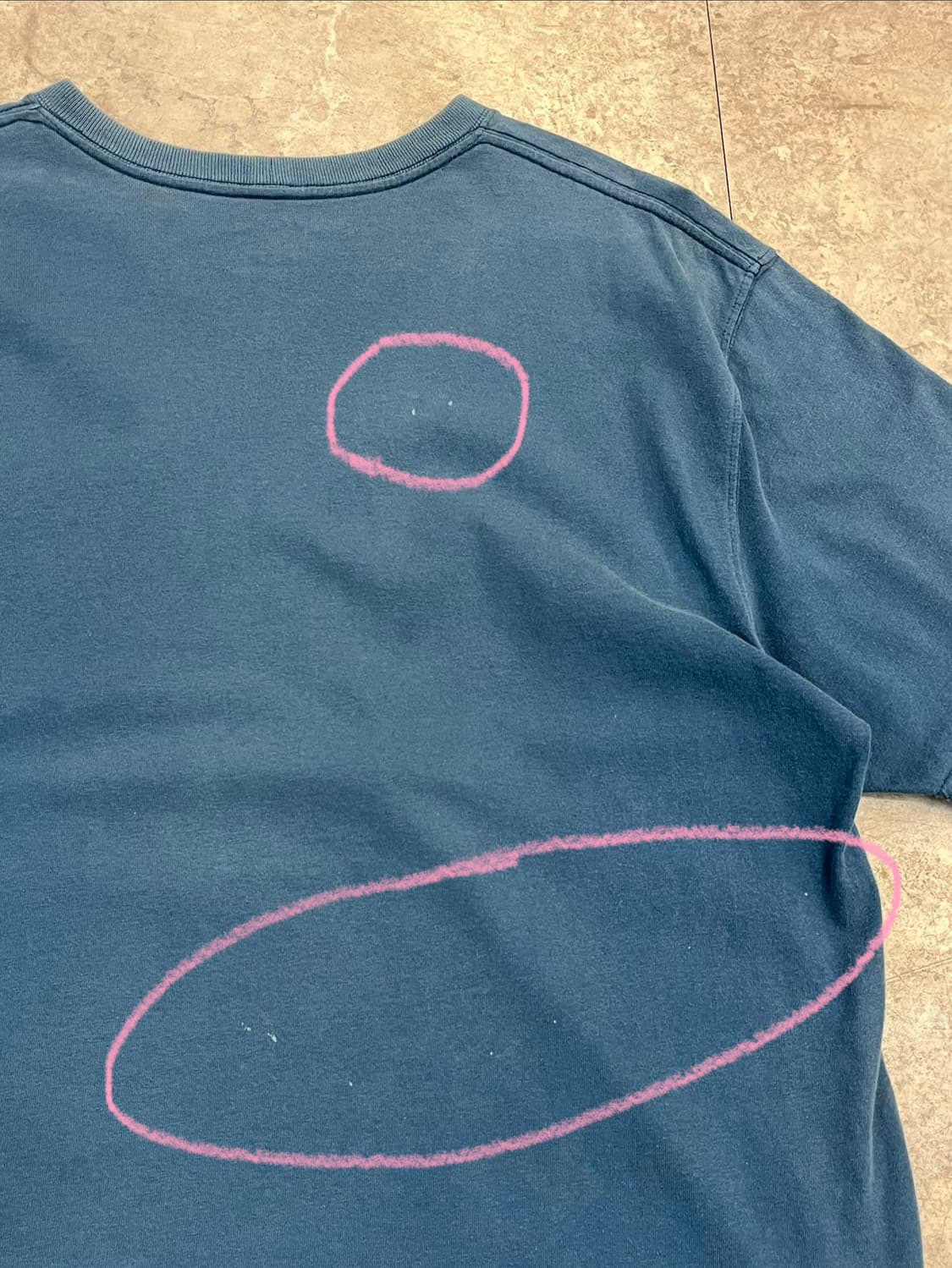 칼하트 포켓 반팔티 블루 L #csz3410 상품이미지8