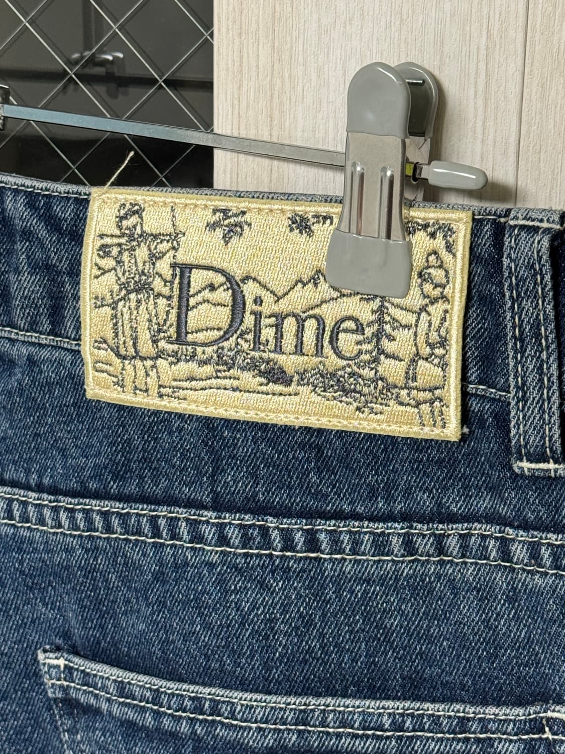 [L] 다임 클래식 배기 데님 워시드 상품이미지4