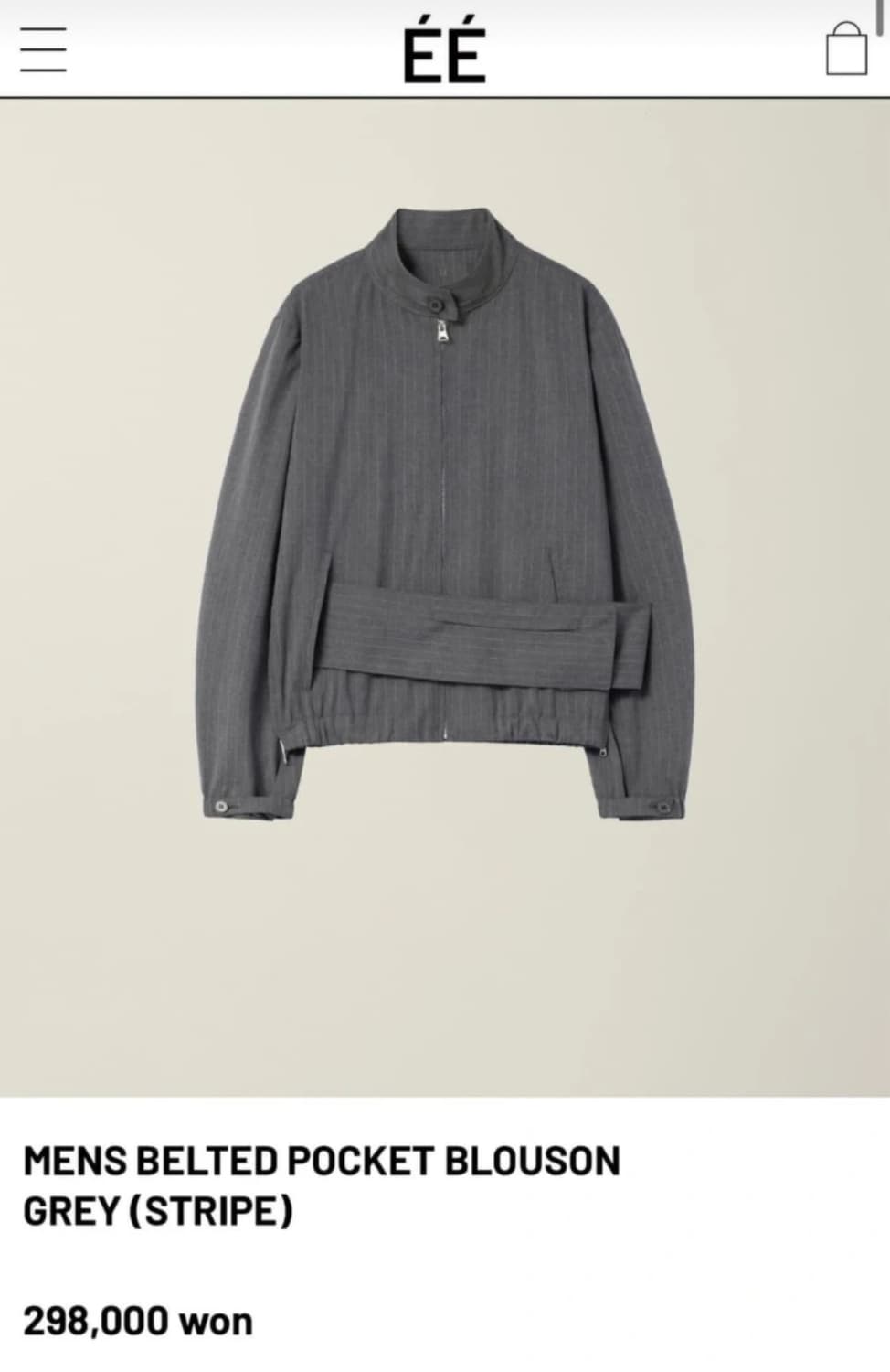 이이 누마레 스트라이프 자켓 (m) 상품이미지1