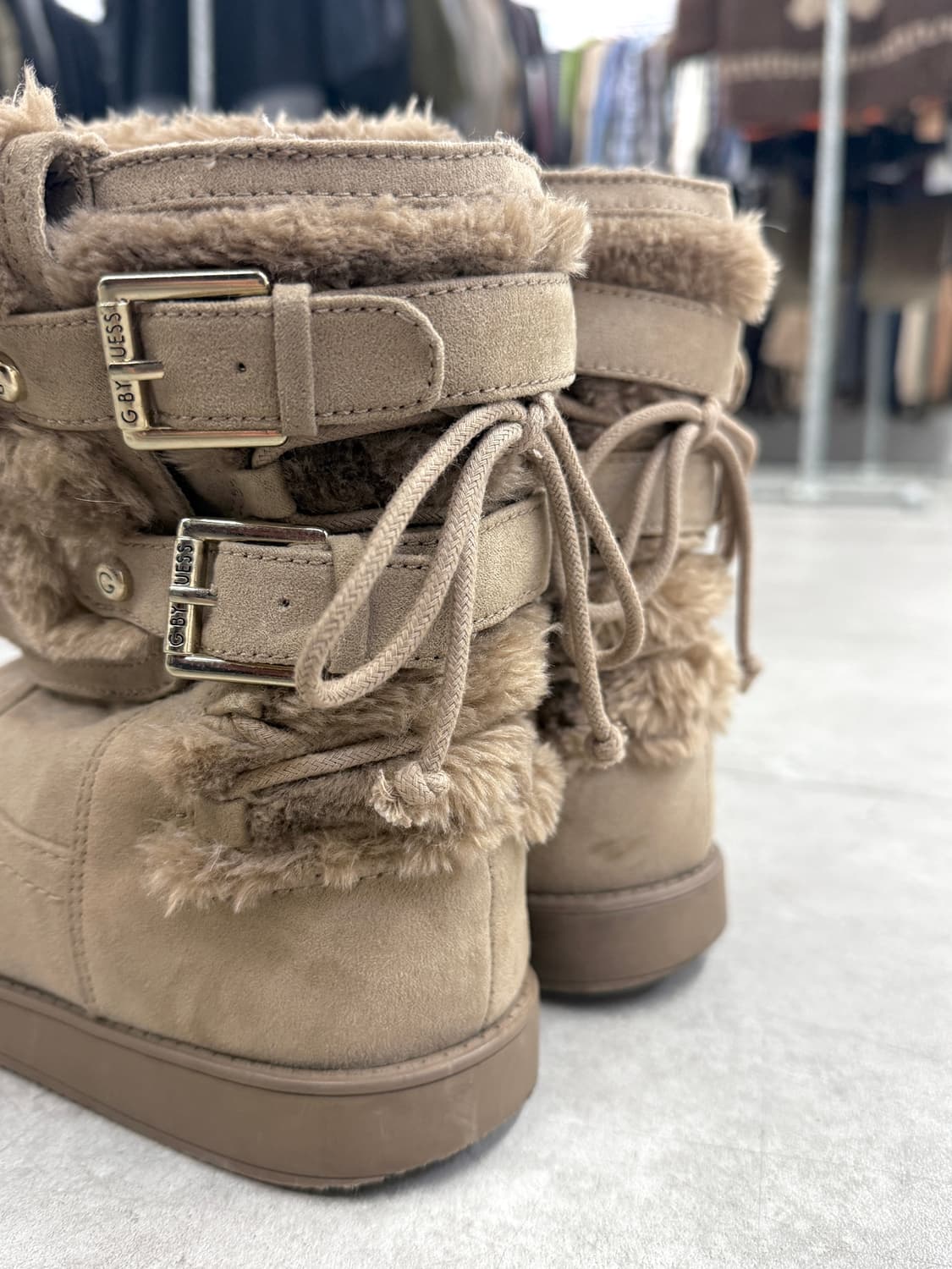 By Guess 버클 퍼 부츠 상품이미지7