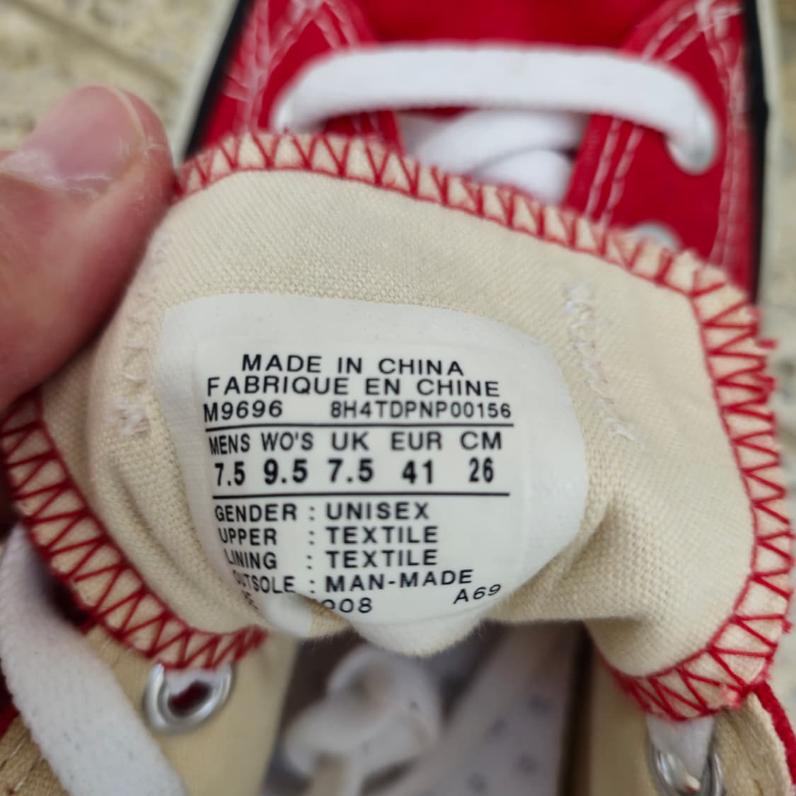 [260]컨버스 올스타 로우 레드 스니커즈 상품이미지5