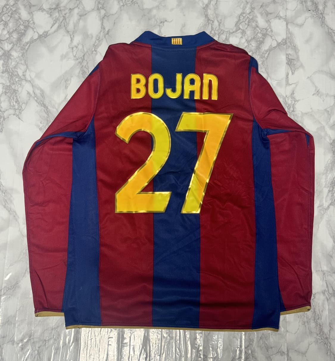 나이키 바르셀로나 50주년 07-08 홈 유니폼 NO.27 BOJAN 상품이미지2