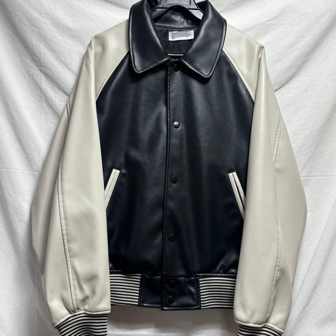 파르티멘토 비건레더 바시티 자켓 S 상품이미지7