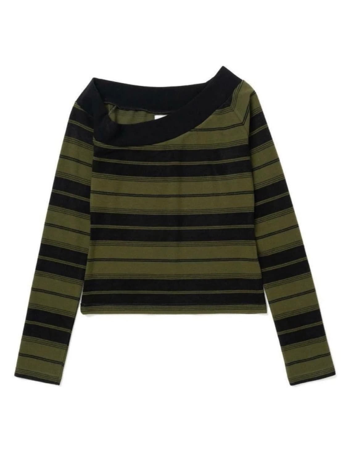 밀로 원숄더 스트라이프 티셔츠 상품이미지2