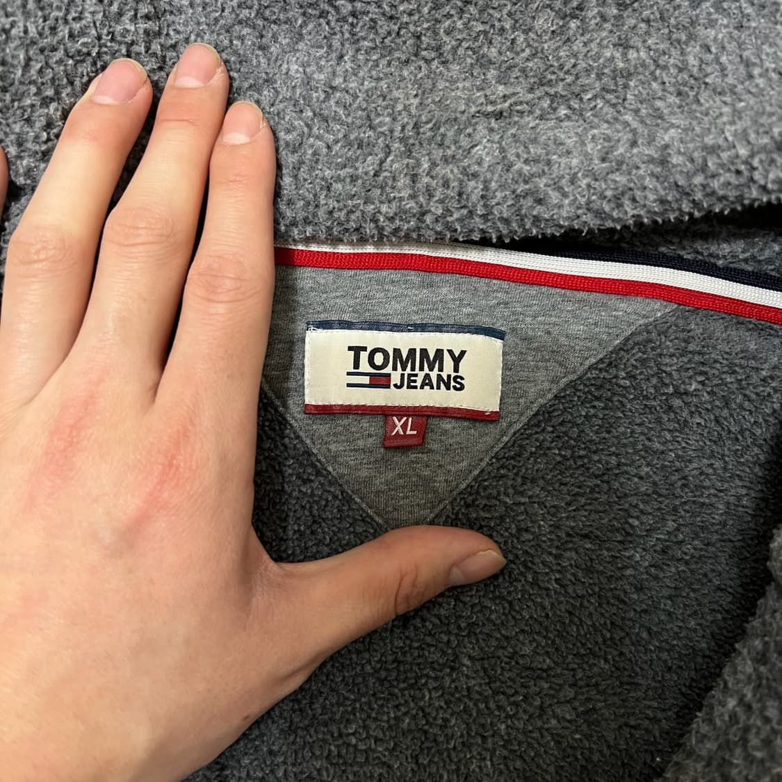 타미힐피거 양털 뽀글이 후리스 자켓 XL/105  상품이미지5