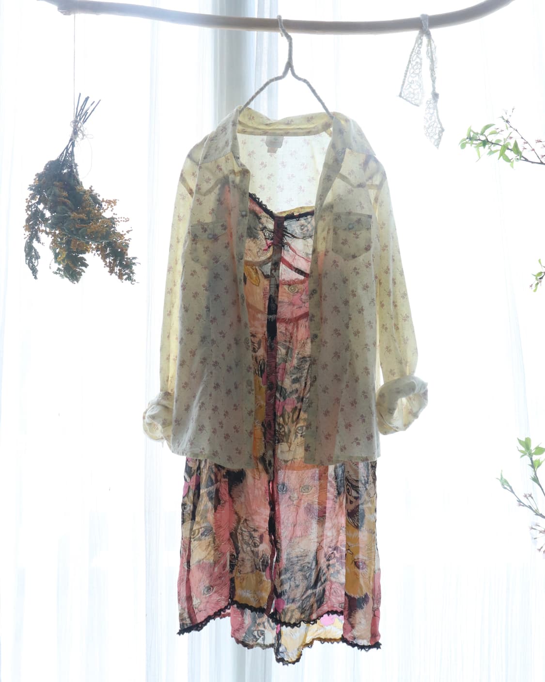 Vintage Butter Floral Shirt 상품이미지3