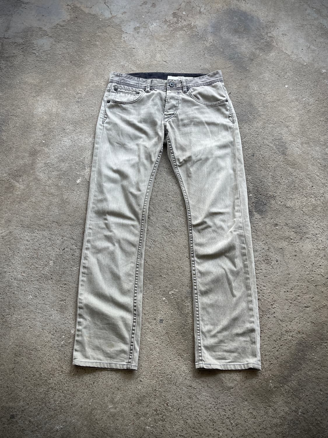 back zipper straight jean 상품이미지1