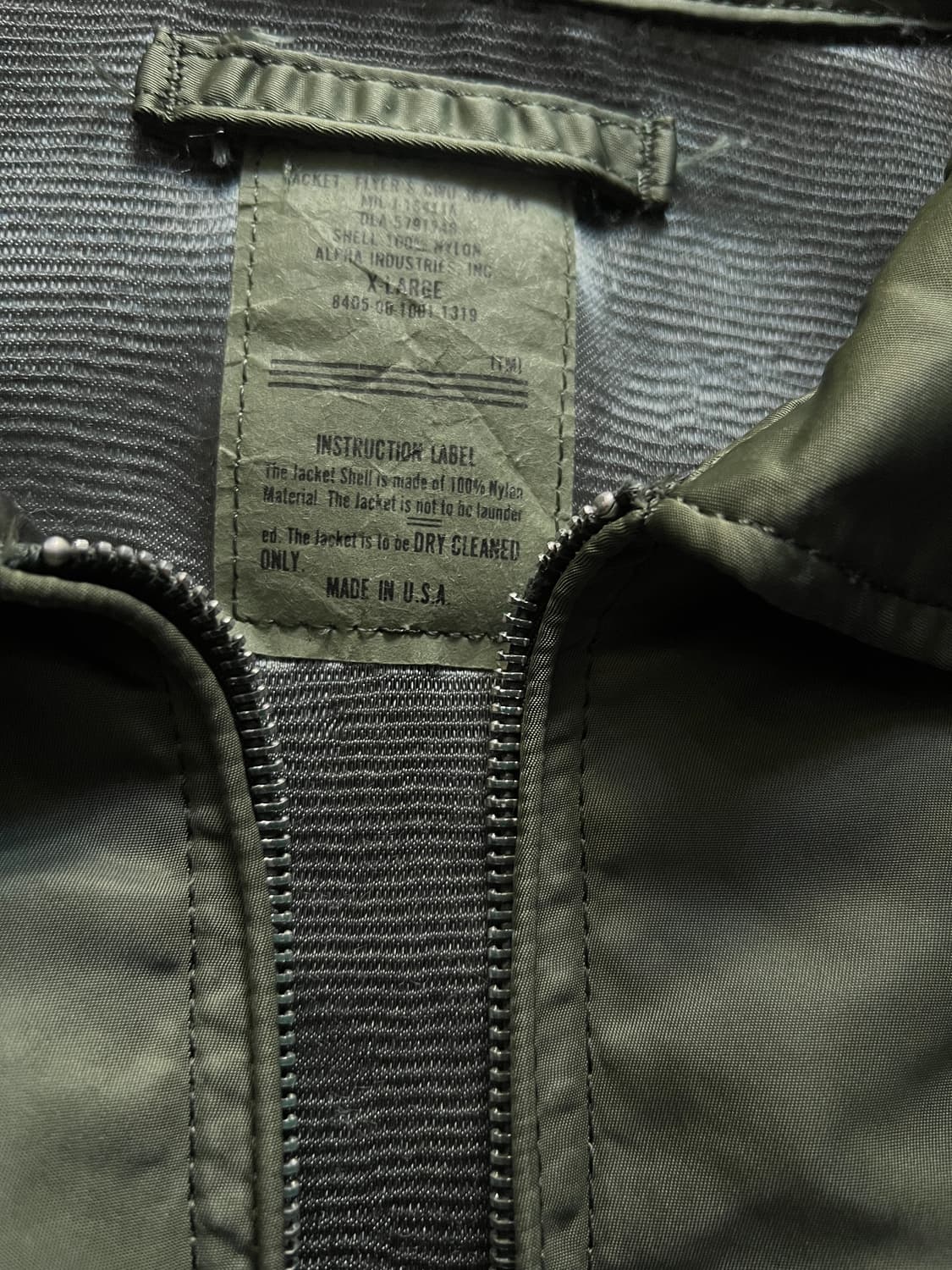 [XL]알파인더스트리 Made in USA CWU-36P 항공 점퍼 상품이미지8