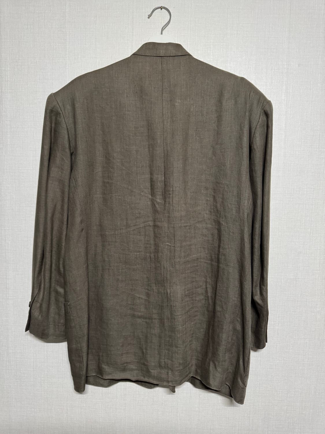 Y’s 요지야마모토 5버튼 린넨 빈티지 자켓 상품이미지2