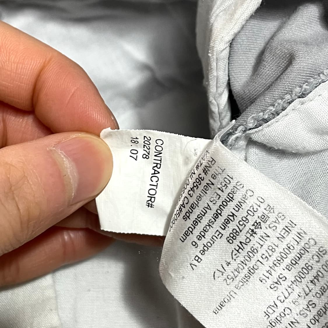 캘빈클라인 그레이 치노팬츠 남성 W32L30 상품이미지6