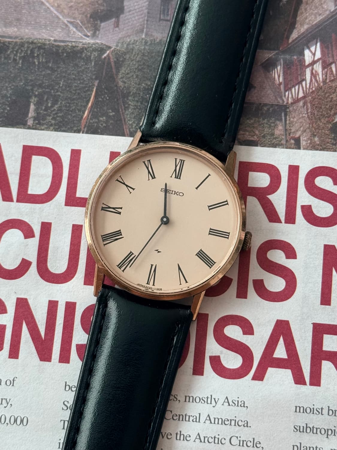 세이코 Seiko 샤리오 로만 인덱스 태엽 감기 상품이미지1