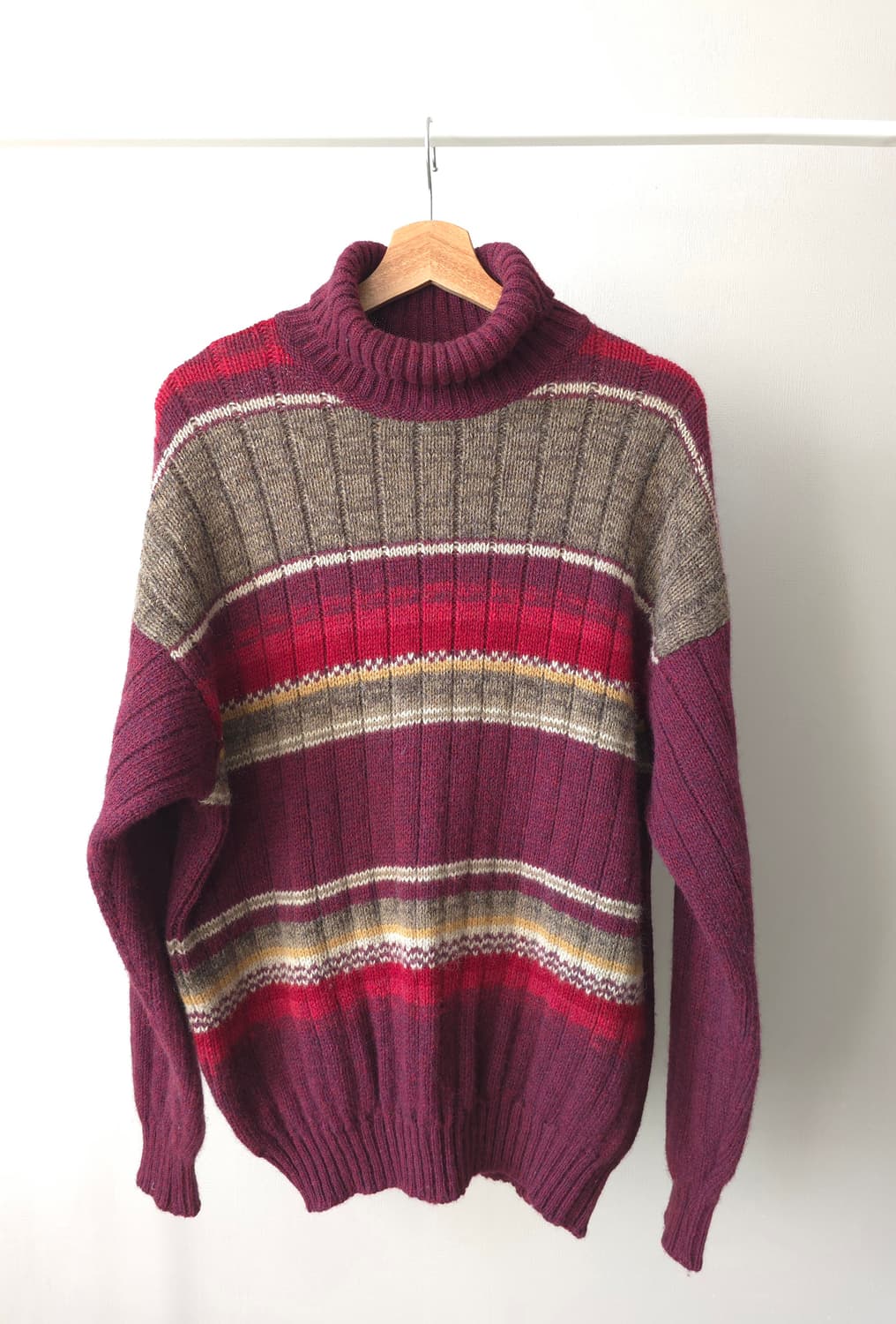 Blue Family 터틀넥 니트  made in Italy 상품이미지1