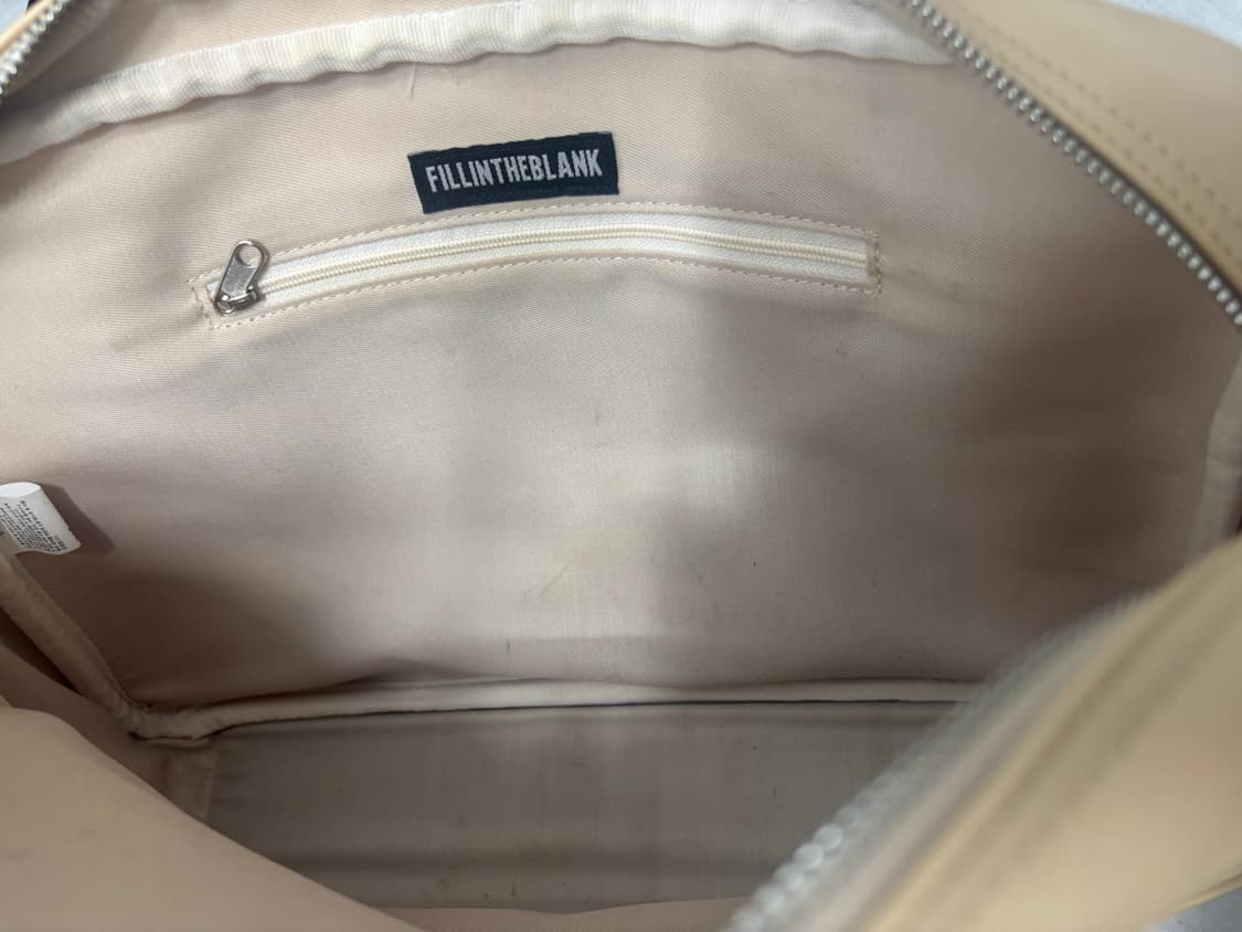 필인더블랭크 트라페즈 숄더백 베이지 상품이미지5