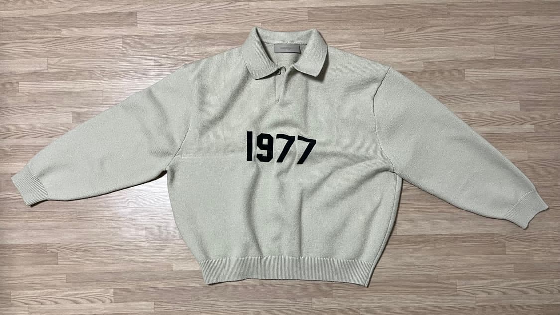에센셜 1977 니트 롱슬리브 폴로 니트 상품이미지1