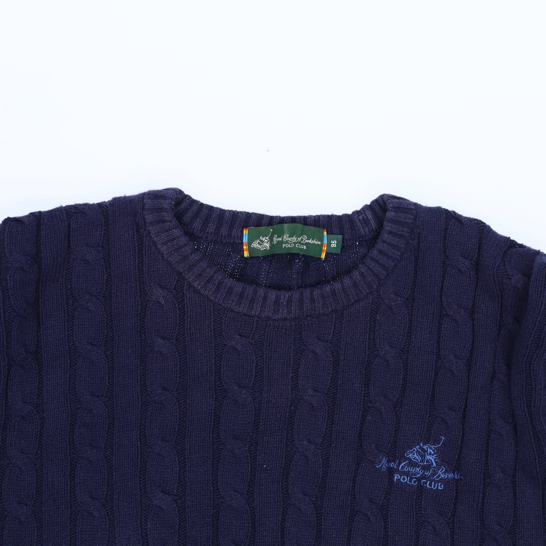 95 폴로클럽 케이블 니트 0428H 상품이미지3