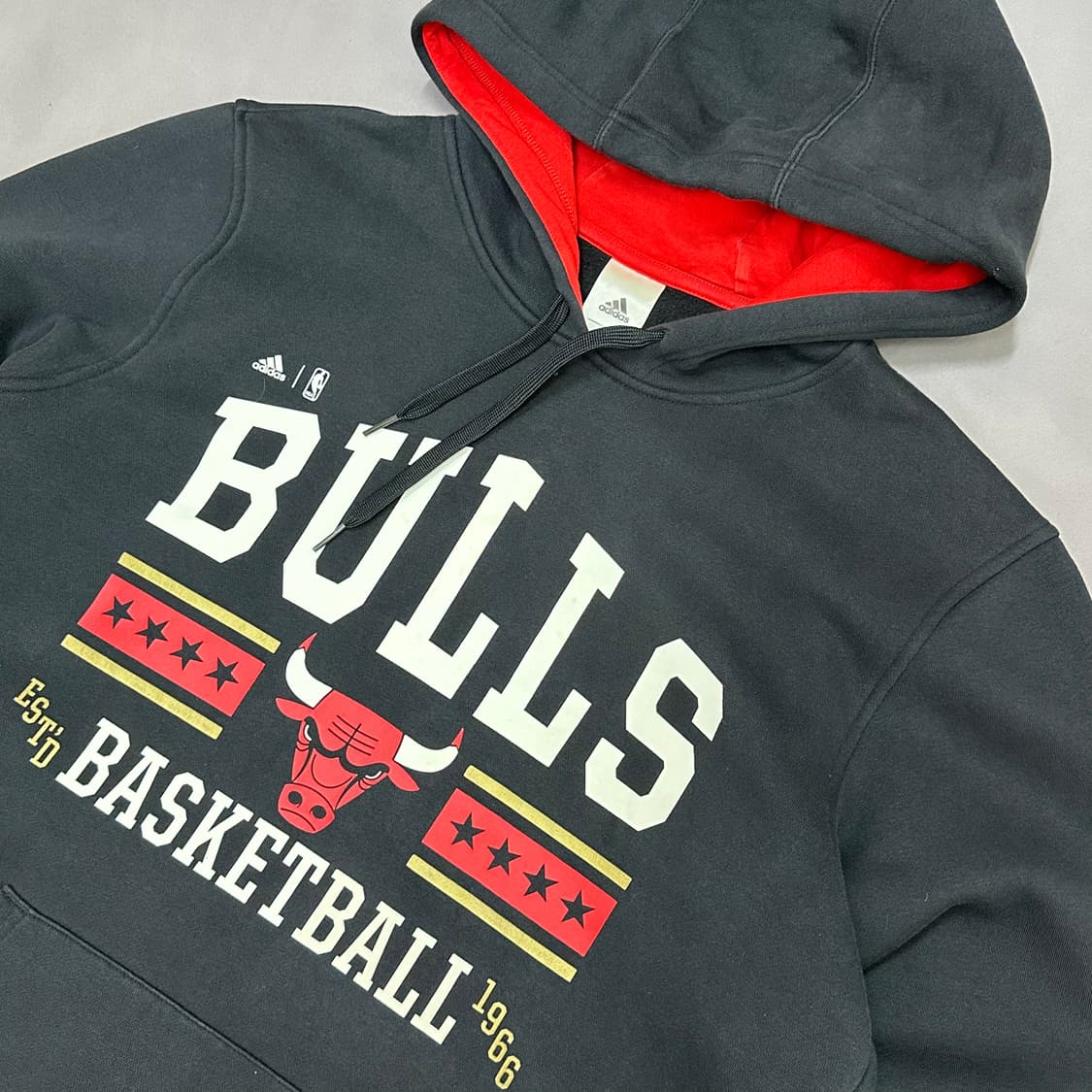 아디다스 NBA 시카고불스 빈티지 후드티 110 상품이미지4