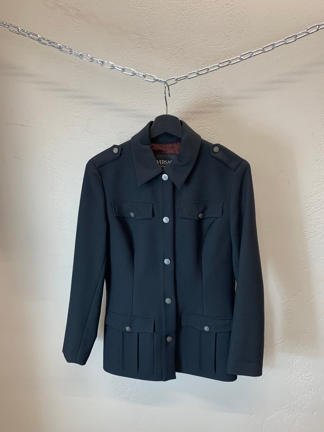 베르사체 디테일 코트 상품이미지1