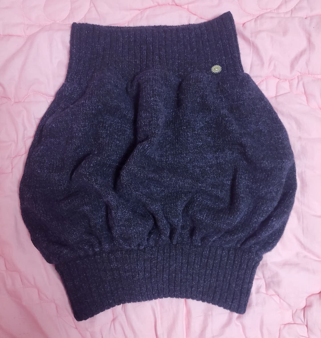 정품)급처상태좋음!샤넬 알파카 벌룬 호박 공주니트스커트 치마 리즈리사st 상품이미지1