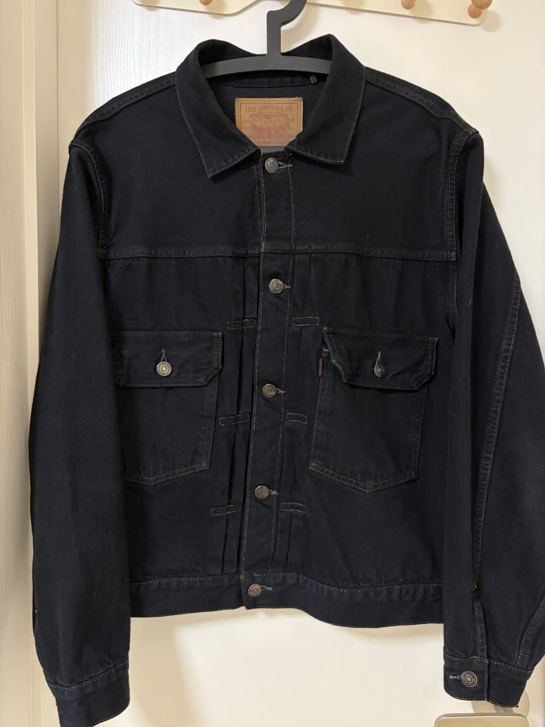 리바이스빈티지클로딩 LVC1953 TYPE2 507XX 블랙리자드 M40 상품이미지1