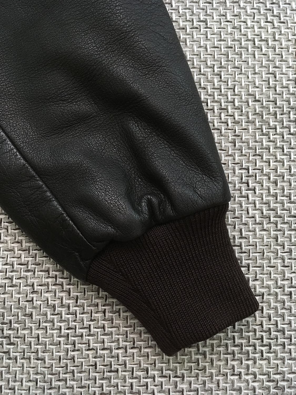 90s USA made A-2 leather flight jacket 상품이미지6