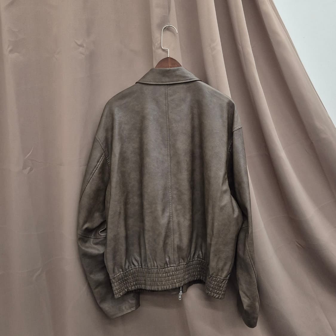 에잇세컨즈 레더 스타일 자켓 2XL 상품이미지3