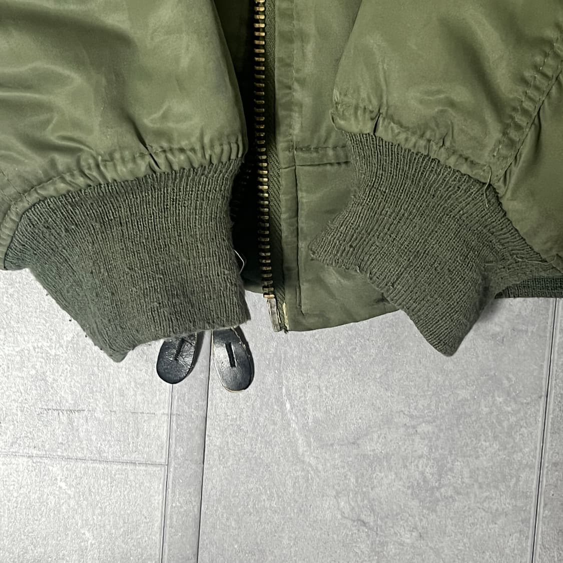 1980s 빈티지 MA-1 올리브 (Large) 상품이미지3