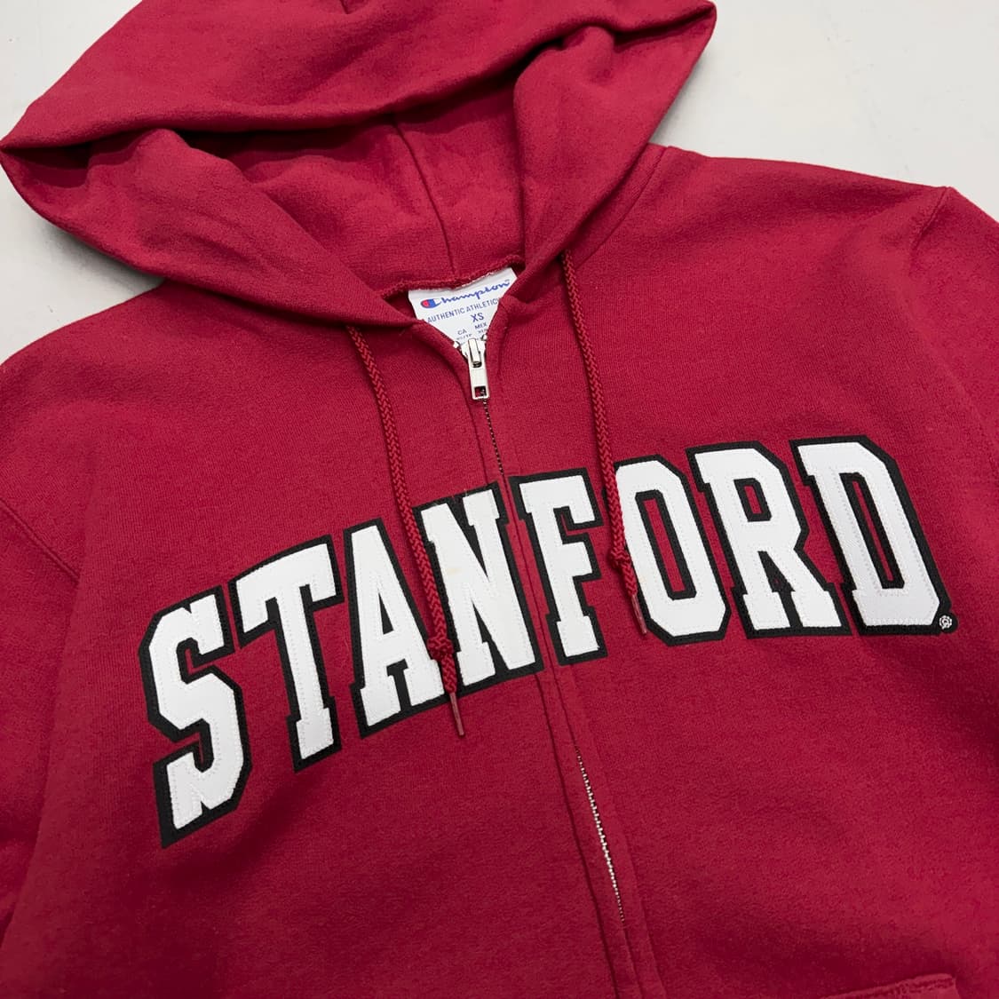 챔피온 스탠포드 후드집업 레드 상품이미지3