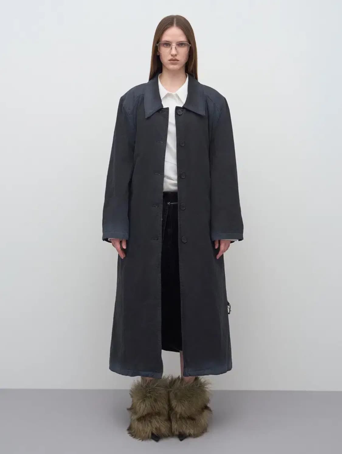 LCDC SPRAY WASHED TRENCH PADDED COAT 상품이미지2