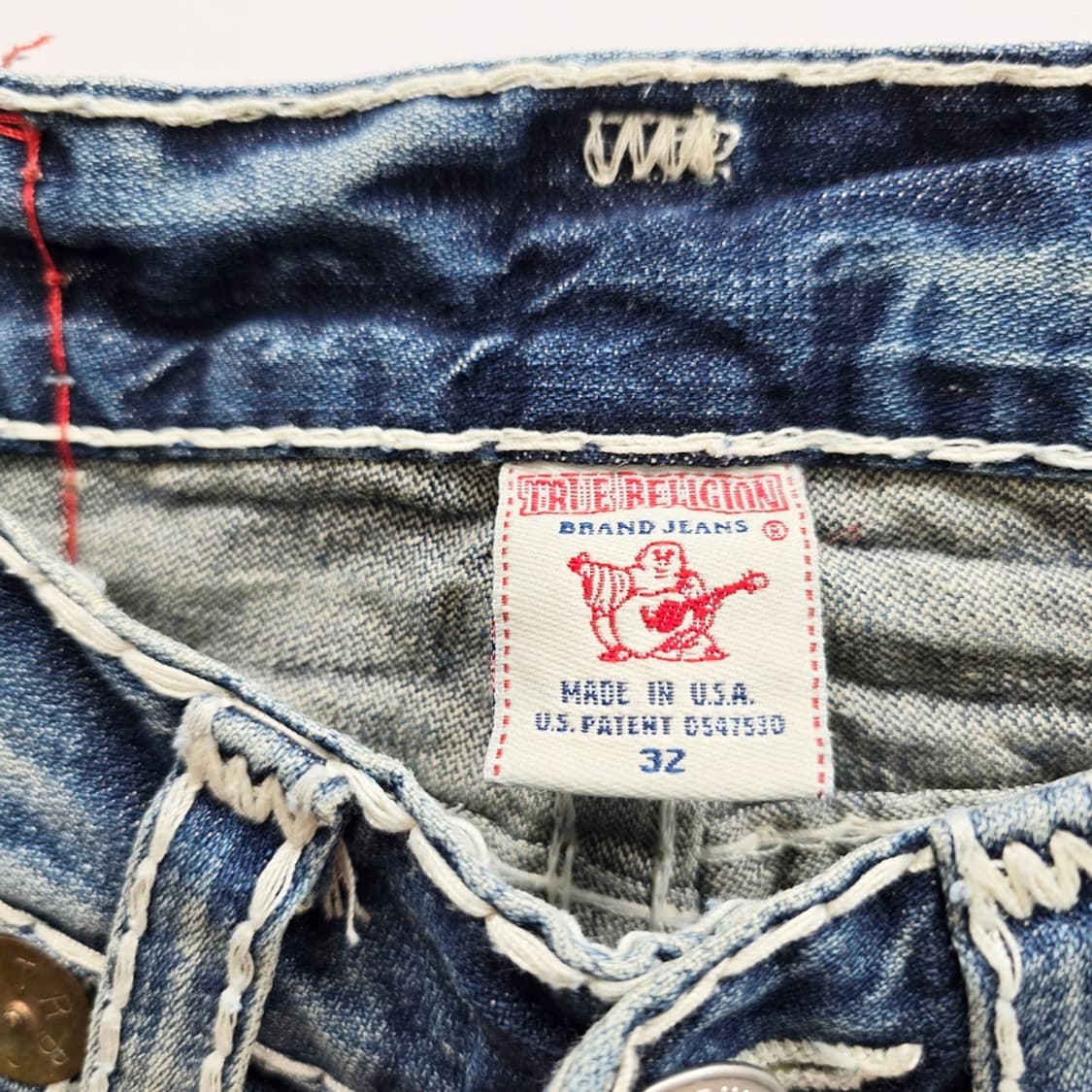 트루릴리전 청바지 부츠컷 데님 사이즈33 R4410 상품이미지6