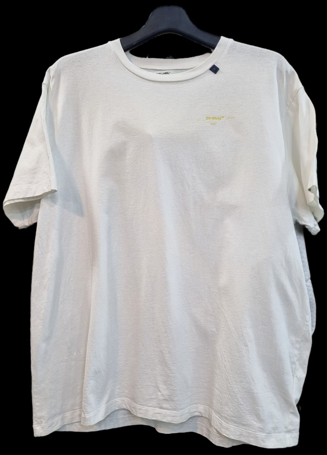 Off-White 화이트 페인트 반팔 티셔츠 상품이미지1
