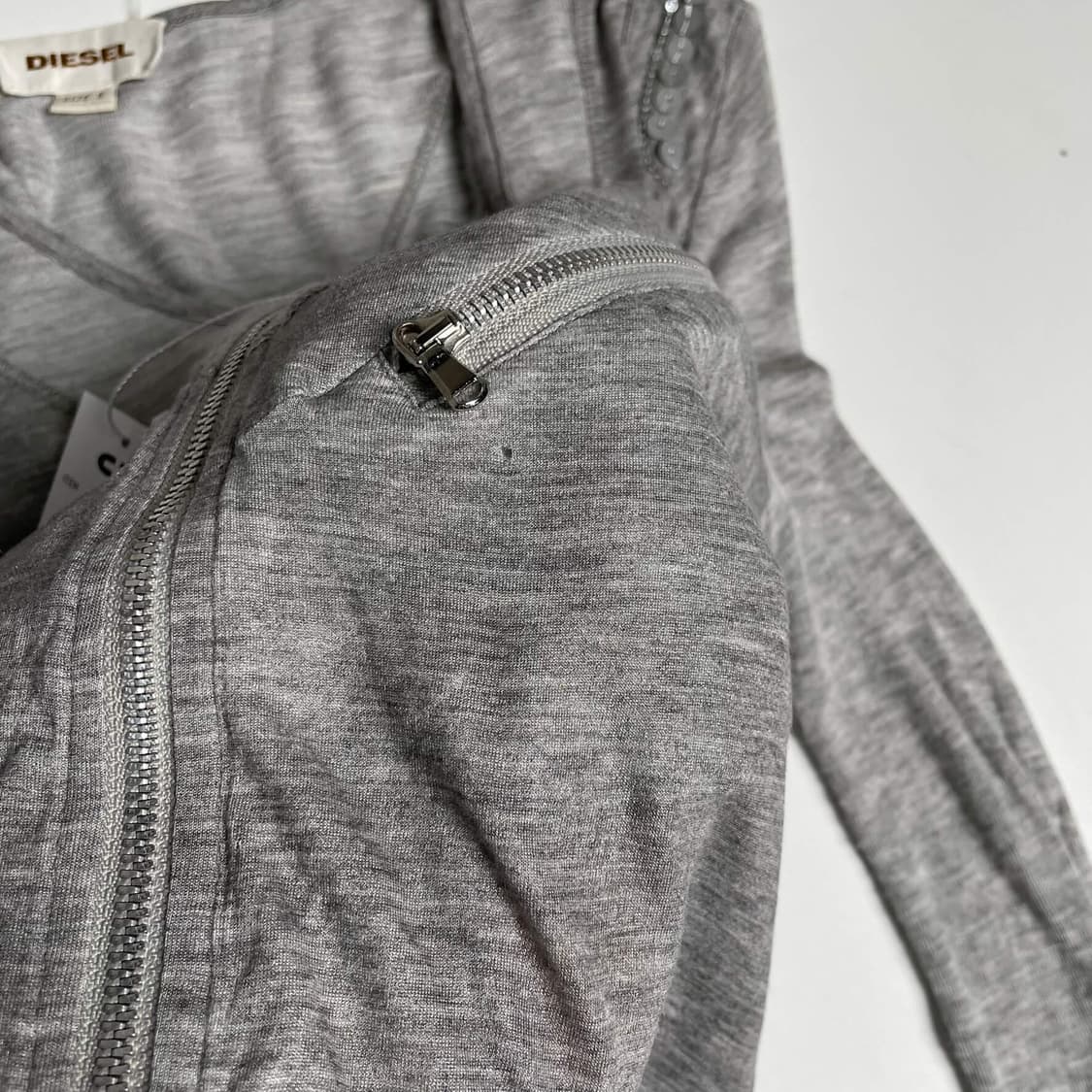 Diesel 비즈 져지 롱슬리브 집업자켓 상품이미지8