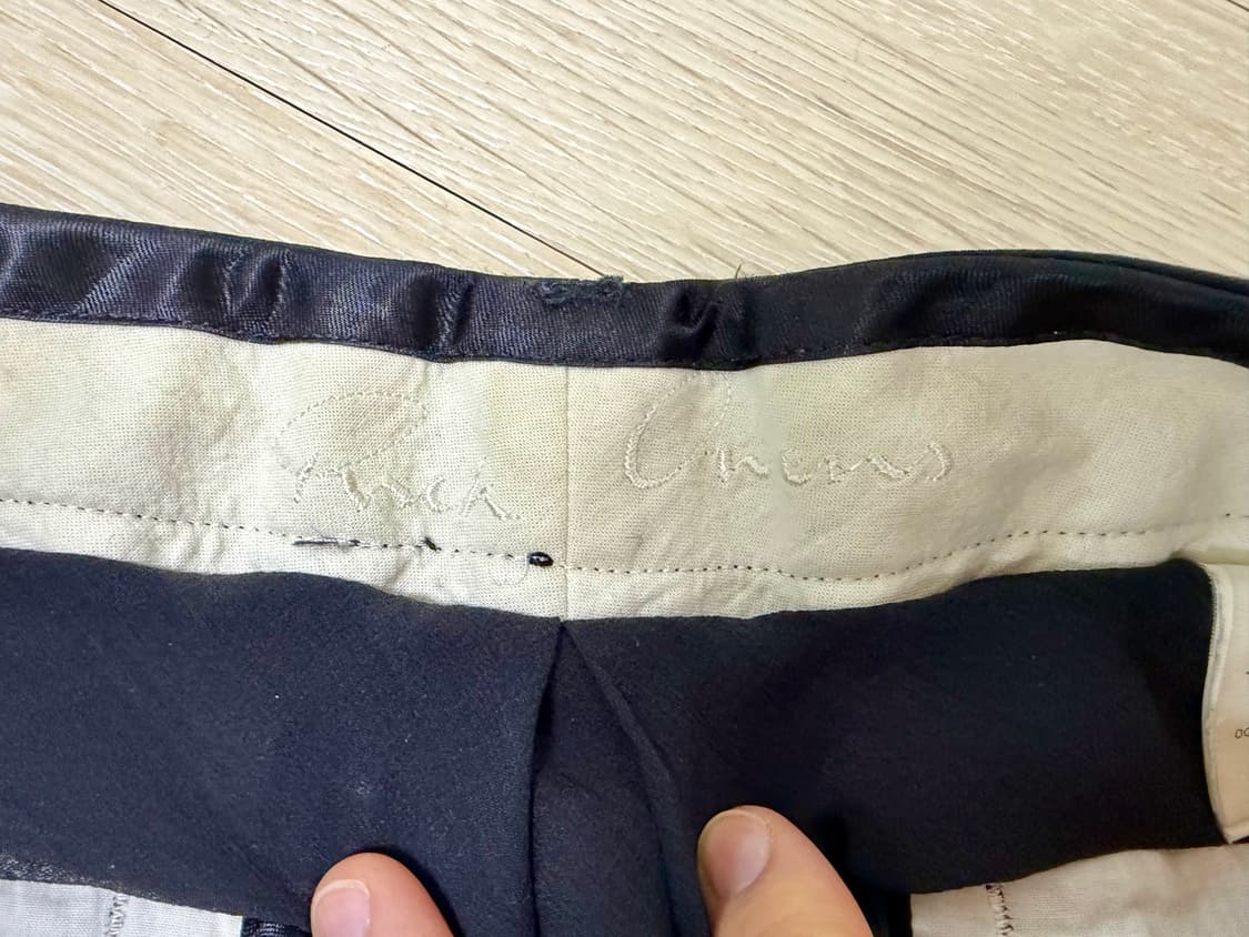 릭오웬스 울실크  7부 슬랙스 IT40 / US6 상품이미지6