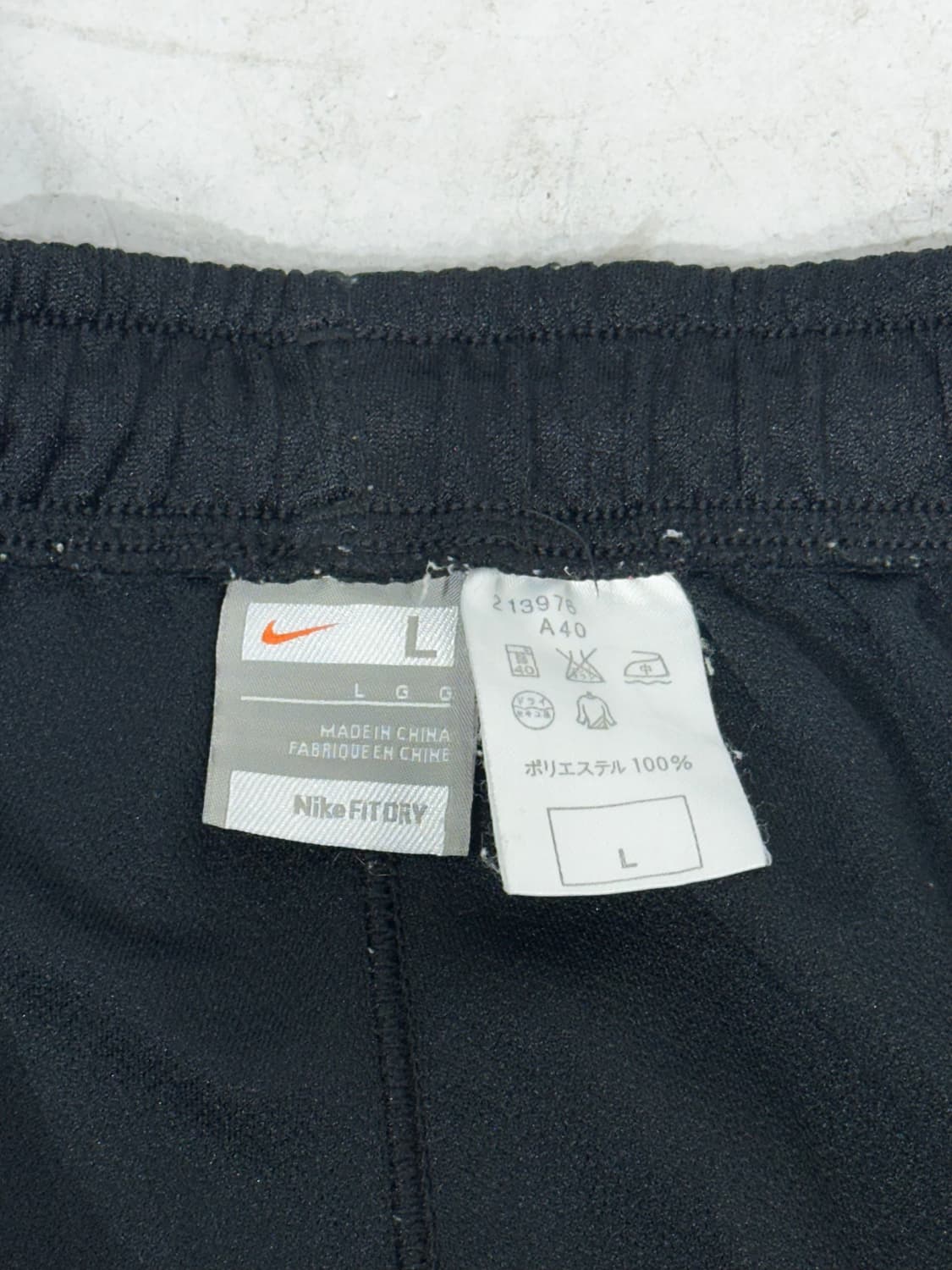 나이키 블랙 카키 사이드 라인 와이드 추리닝 바지 트레이닝 팬츠 L 상품이미지7