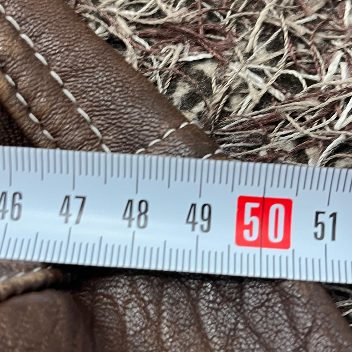 50 빈티지 레더 바이커 브라운 가죽 자켓 상품이미지9