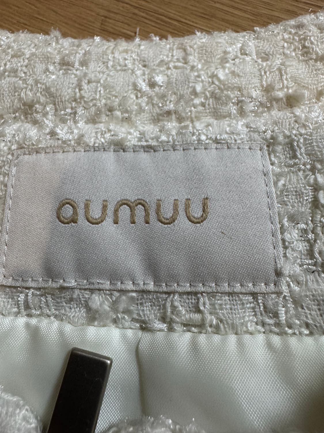 aumuu 오뮤 트위드 블루종 자켓 상품이미지4