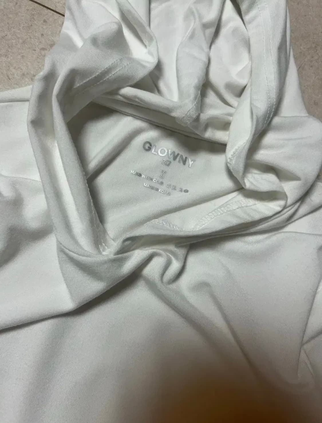 글로니 247 후트티 화이트 상품이미지2