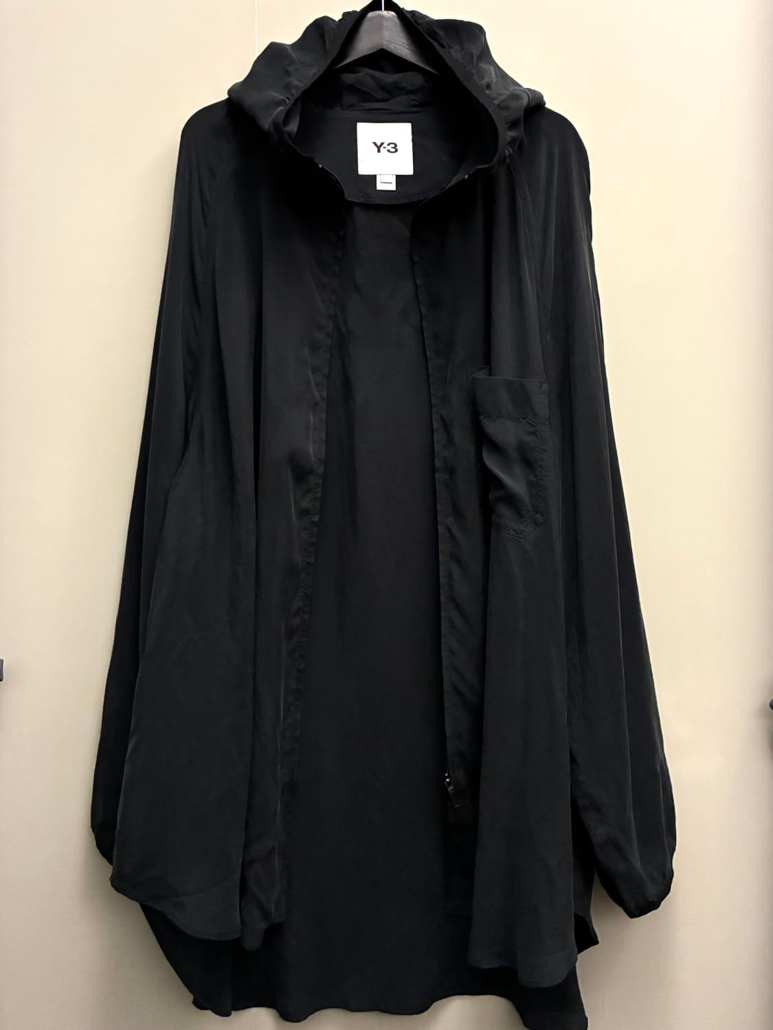 (XXL)Y-3 요지야마모토 큐프로 백로고 오버 후드집업 자켓 상품이미지9