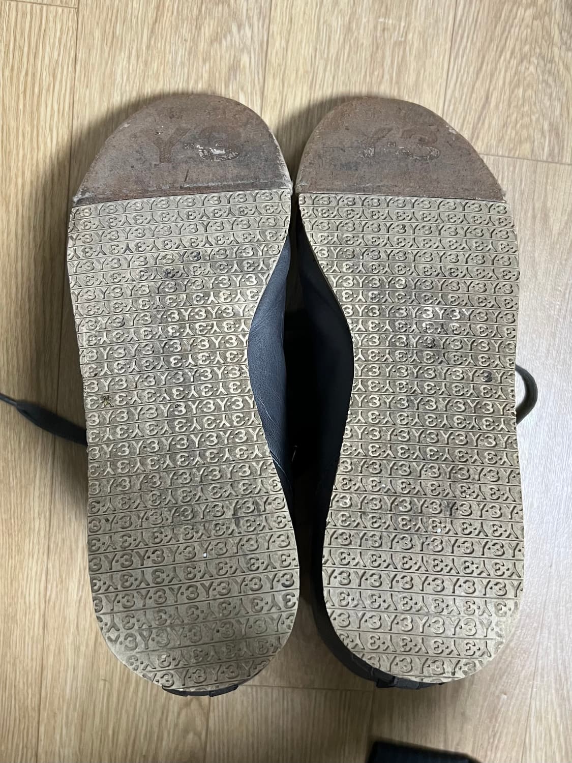 Y-3 하이탑 레더 스니커즈 카키 280 상품이미지6