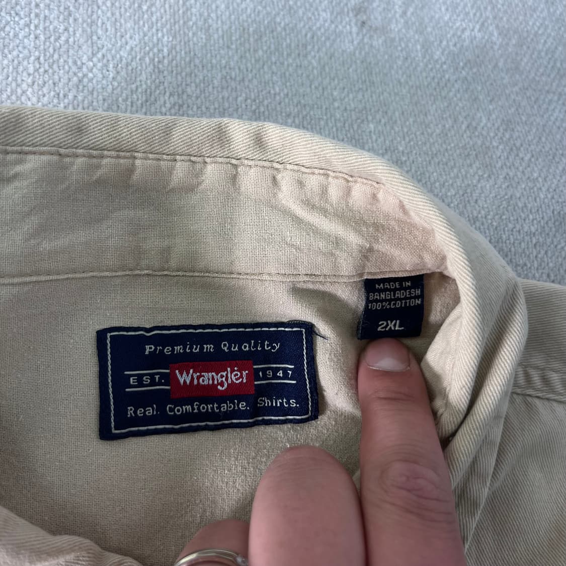 110 랭글러 투포켓 워크셔츠 상품이미지3